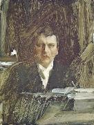 Anders Zorn jag som oretuscherad bild oil painting